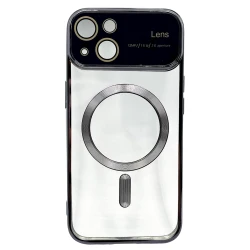 Чехол Auto Focus Magsafe для Apple iPhone 14 Black