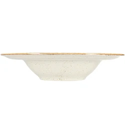 Тарелка глубокая Porland Seasons, фарфор, бежевая, 30 см