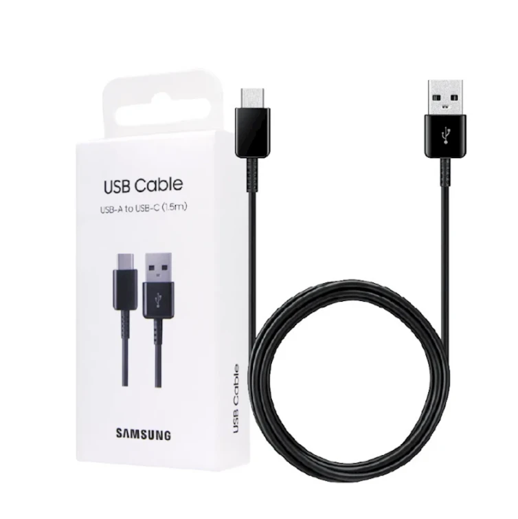 Кабель USB Samsung USB-A to USB-C 1.5 m, Черный (EP-DG930IBEGWW) Кабель USB Samsung USB-A to USB-C 1.5 m, Черный (EP-DG930IBEGWW)