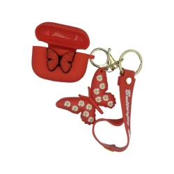 Чехол для наушников Airpods Butterfly Case 3 для Apple AirPods 3 Red