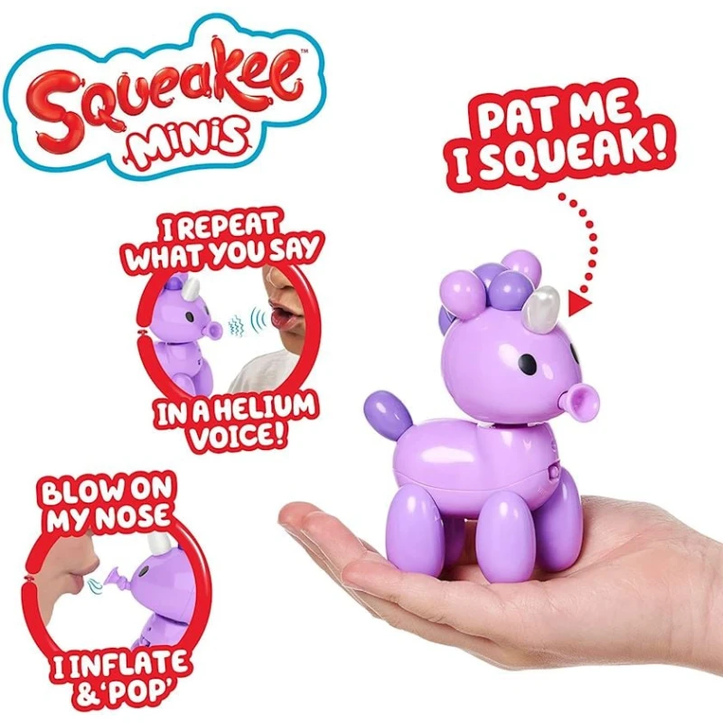 Интерактивная игрушка Moose Toys Squeakee Minis Sugapops The Unicorn 12317