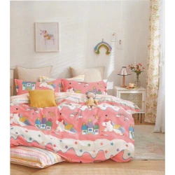 Комплект детского постельного белья First Home SHA-00002575, хлопок, полутораспальный, простыня 160х240 см, пододеяльник 160х220 см, наволочка 50х70 см, 1 шт, разноцветный Комплект детского постельного белья First Home SHA-00002575, хлопок, полутораспальный, простыня 160х240 см, пододеяльник 160х220 см, наволочка 50х70 см, 1 шт, разноцветный