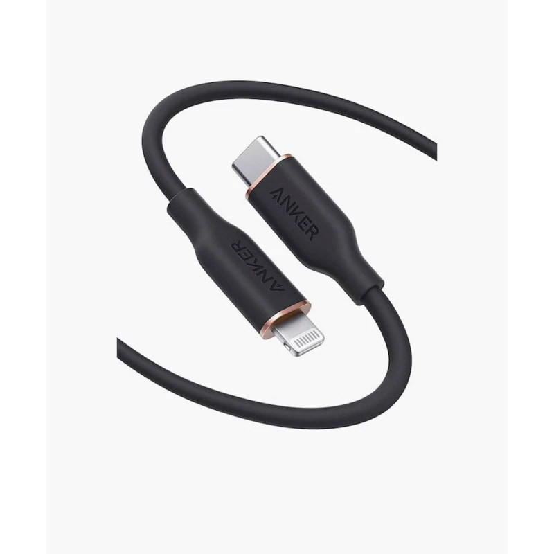 Кабель Anker PowerLine III Flow USB-C to Lightning Cable Black Кабель Anker PowerLine III Flow USB-C to Lightning Cable Black