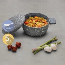 Qazan Emsan Perge, qranit, boz, 20 sm