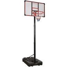 Basketbol dayağı Houston Garlando BA-12, qara/qırmızı, 108x74x17 sm