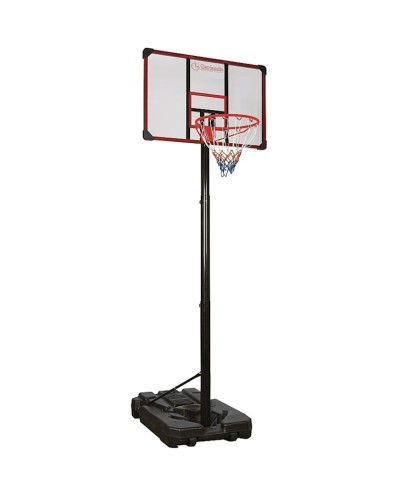 Basketbol dayağı Houston Garlando BA-12, qara/qırmızı, 108x74x17 sm