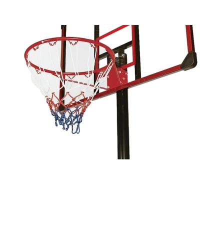Basketbol dayağı Houston Garlando BA-12, qara/qırmızı, 108x74x17 sm