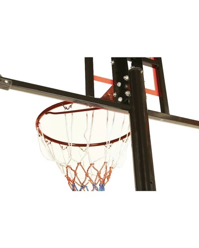 Basketbol dayağı Houston Garlando BA-12, qara/qırmızı, 108x74x17 sm