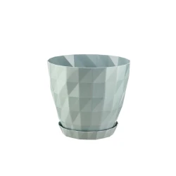 Горшок Serinova Kristal, 1.85 л, пластик, голубой