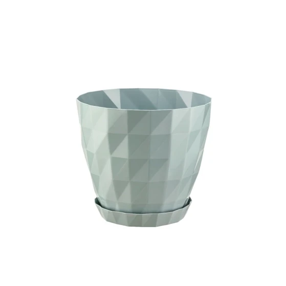 Горшок Serinova Kristal, 1.85 л, пластик, голубой Горшок Serinova Kristal, 1.85 л, пластик, голубой