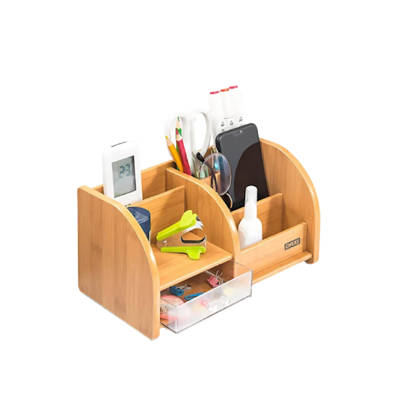 Настольный органайзер Daxi DX-403, 14.2x26.7x13.6 см, бамбук, бежевый Настольный органайзер Daxi DX-403, 14.2x26.7x13.6 см, бамбук, бежевый