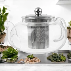 Dəmləmə çaydanı BTC-041, şüşə, 1000 ml
