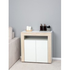 Tumba 78x76x35 sm, LDSP, Ağ/Qəhvəyi