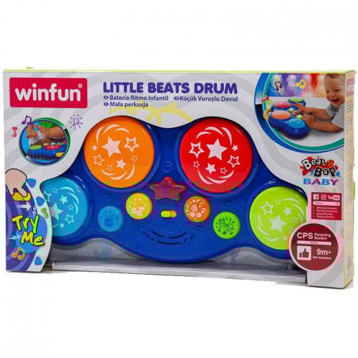 Uşaqlar üçün nağara Winfat Little Beats Drum, 9+ ay Uşaqlar üçün nağara Winfat Little Beats Drum, 9+ ay