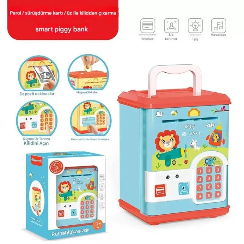 Ağıllı piggy bank, kart, parol, üz tanıma 6240_1053
