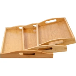 Набор подносов NH_MNDGTA20, 22x35/25x38/30x40 см, бамбук, коричневый, 3 шт Набор подносов NH_MNDGTA20, 22x35/25x38/30x40 см, бамбук, коричневый, 3 шт