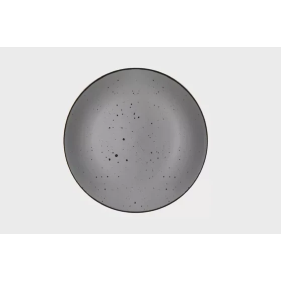 Тарелка десертная Ardesto Bagheria, круглая, керамика, серая, 19 см Тарелка десертная Ardesto Bagheria, круглая, керамика, серая, 19 см