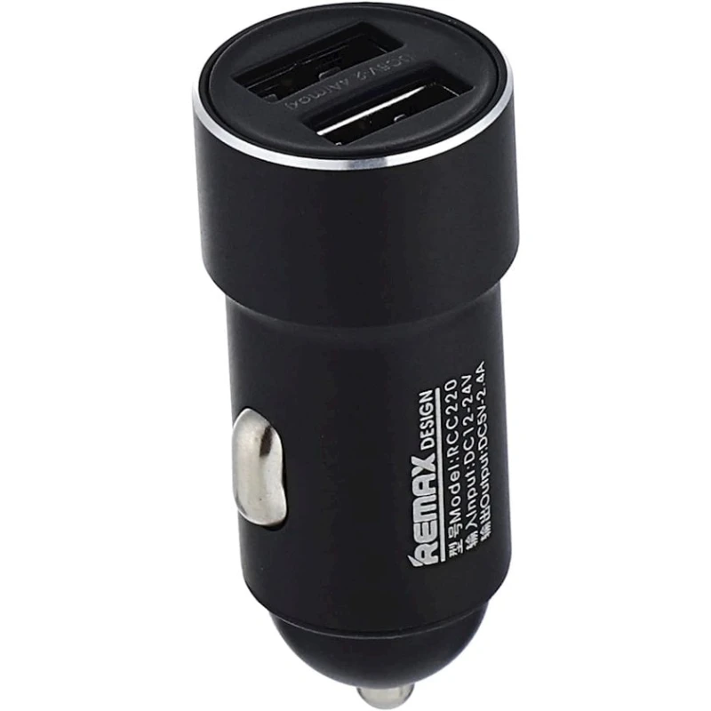 Автомобильное зарядное устройство Remax rcc220 Black Автомобильное зарядное устройство Remax rcc220 Black