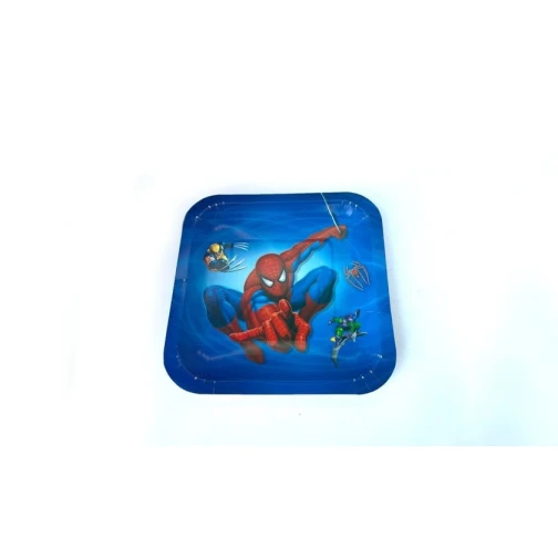 Набор одноразовых тарелок Spider-Man, 10 шт Набор одноразовых тарелок Spider-Man, 10 шт