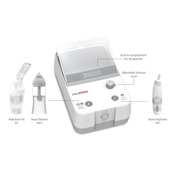 Небулайзер Rossmax NK1000 3in1 Respiratory Solution, 3 в 1 Небулайзер Rossmax NK1000 3in1 Respiratory Solution, 3 в 1