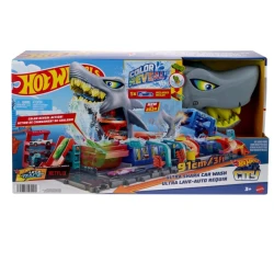 Игровой набор Mattel Hot Wheels City Ultra Shark Car Wash HTN82, 3+ лет