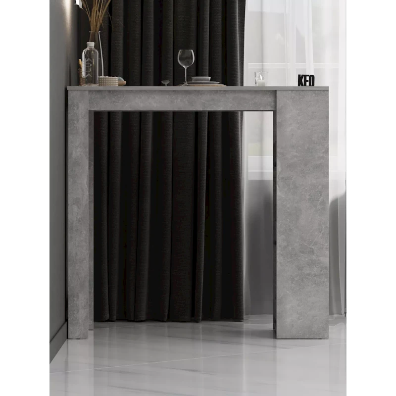 Барная стойка Keo, 44.6x110x106.5 см, ЛДСП, цвет бетона Барная стойка Keo, 44.6x110x106.5 см, ЛДСП, цвет бетона