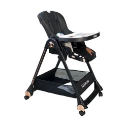 Стульчик для кормления TK908, 1-6 лет, черный Стульчик для кормления TK908, 1-6 лет, черный