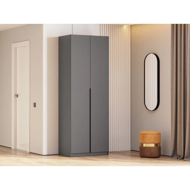 Шкаф Art Mebel Art-100-36, серый, 210х100х50 см Шкаф Art Mebel Art-100-36, серый, 210х100х50 см