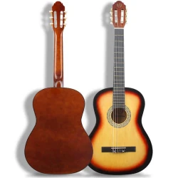 Классическая гитара MBAT 3910 SBB, коричневая/желтая Классическая гитара MBAT 3910 SBB, коричневая/желтая