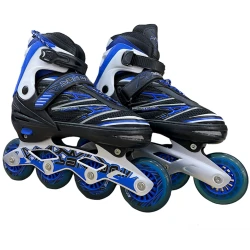 Роликовые коньки BW-128XL, размер XL, синий/черный