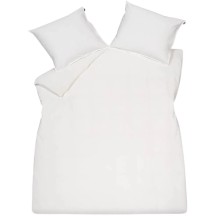 Yataq dəsti Vandyck Pure 24 White, pambıq, ağ, avro, yorğan üzü 200x200/220 sm, 2 əd yastıq üzü 60x70 sm
