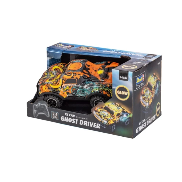 Radio ilə idarə olunan yolsuzluq avtomobili Revell Control RC Ghost Driver 1:22