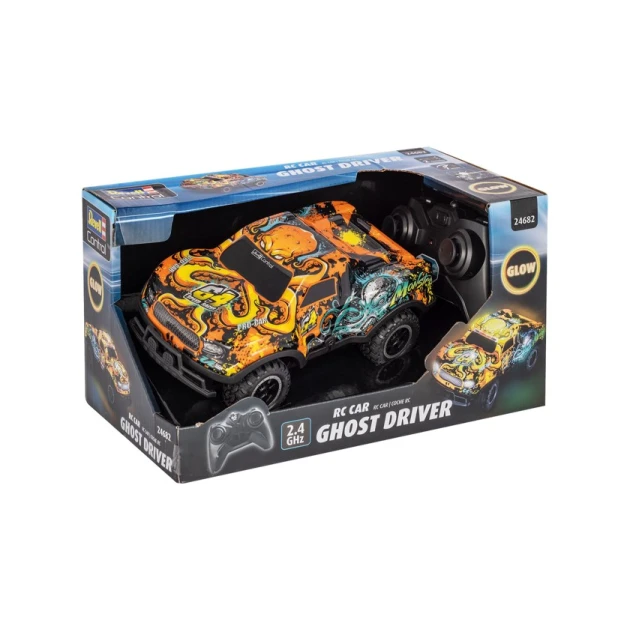 Radio ilə idarə olunan yolsuzluq avtomobili Revell Control RC Ghost Driver 1:22