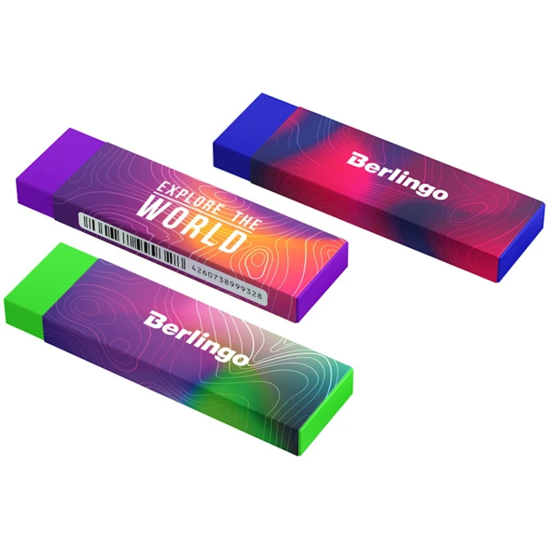 Ластик Berlingo Terrain, ПВХ, 70x20x8 мм, товар в ассортименте Ластик Berlingo Terrain, ПВХ, 70x20x8 мм, товар в ассортименте