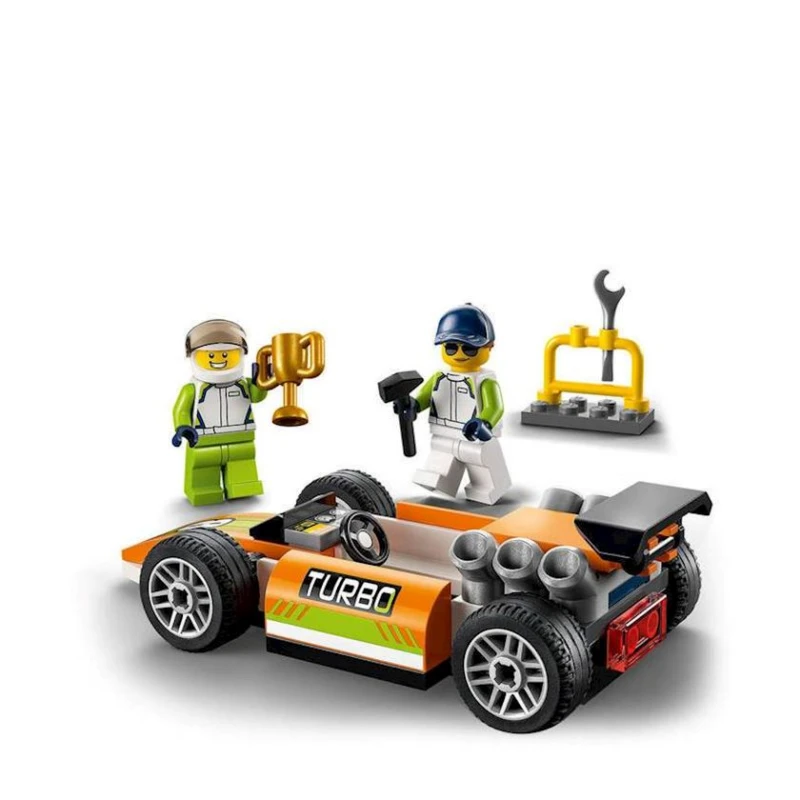 Конструктор LEGO City Race Car 60322, 4+ лет, 46 элементов