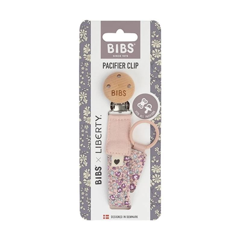 Держатель для пустышки BIBS x Liberty Eloise Blush Держатель для пустышки BIBS x Liberty Eloise Blush