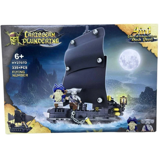 Metal konstruktor Alliance company Caribbean Plundering, 335 hissə, 6+ yaş, plastik