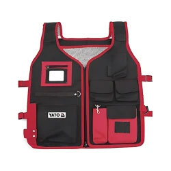 Жилет для инструментов Yato YT-7405, черный/красный Жилет для инструментов Yato YT-7405, черный/красный