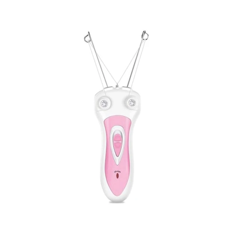 Нитевой эпилятор, белый/розовый