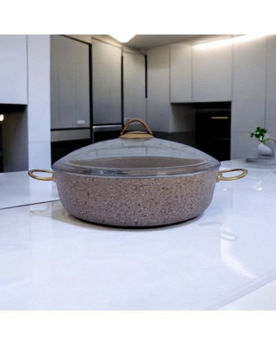 Qazan Gallery Home GH-000126, 32 sm, qranit/alüminium, bej