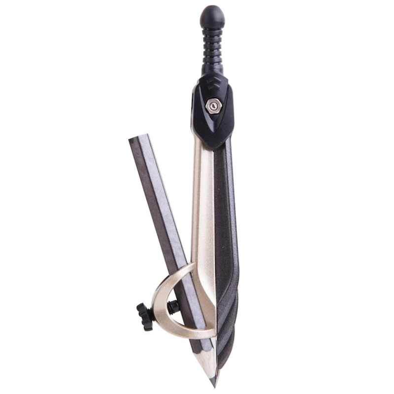 Готовальня Deli G30404, 8 предметов, 125 мм, черный/прозрачный