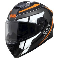 Motosikl dəbilqəsi iXS 216 2.2 X14083-936 Black/Orange/Grey, ölçü XL