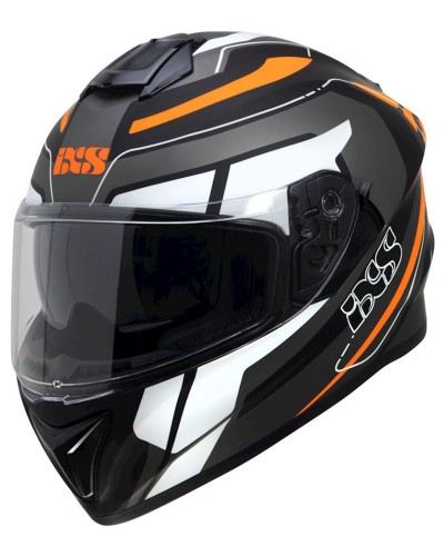 Motosikl dəbilqəsi iXS 216 2.2 X14083-936 Black/Orange/Grey, ölçü XL