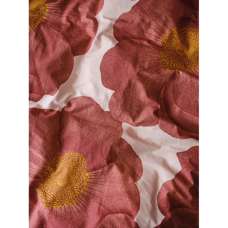 Комплект постельного белья IKEA Svartklint, 240x220/50x60 см, цветочный