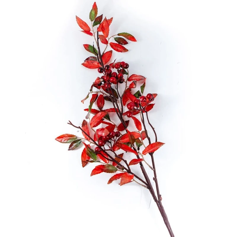 Искусственное растение Hom-me 102894, 85 см, полиэстер, красный