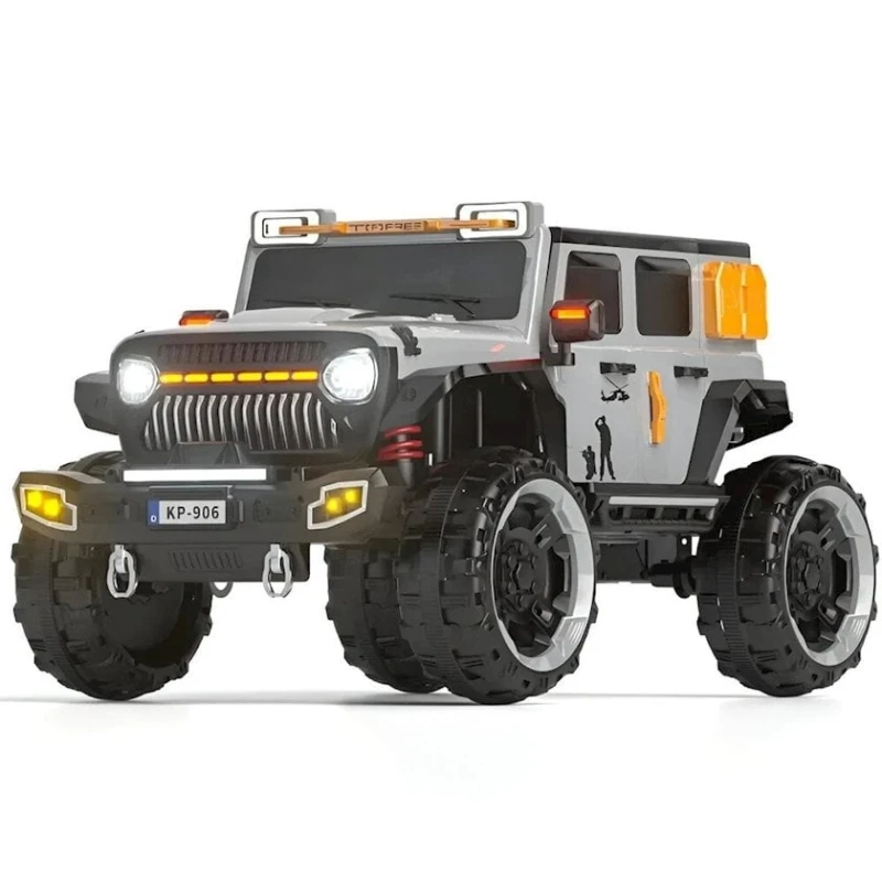 Uşaq elektrik avtomobili Jeep KP 906, boz