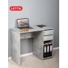 Компьютерный стол Letta Beton, 75х45х90 см, ЛДСП, серый