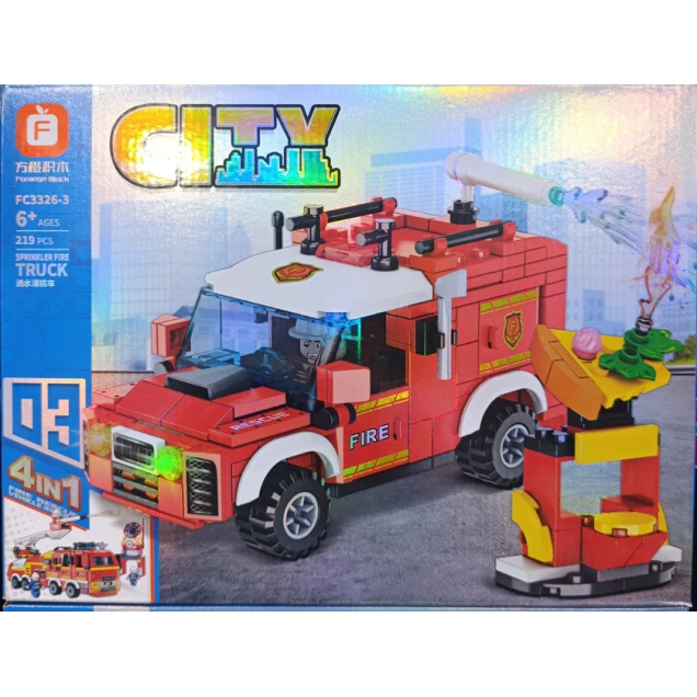 Конструктор City QL50, 219 деталей, 6+ лет Конструктор City QL50, 219 деталей, 6+ лет