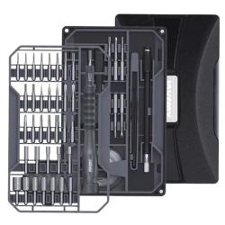 Набор бит с отверткой Jakemy JM-8172 73 в 1-ом, черный