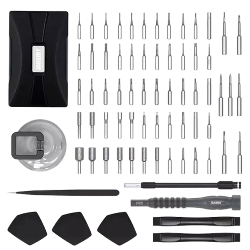 Набор бит с отверткой Jakemy JM-8172 73 в 1-ом, черный